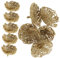 FUNOMOCYA 10St Pulverisierte Zwiebel Weihnachtsblumen Christbaumschmuck Weihnachtsbaum künstliche blüten Artificial Blumendekor gefälschte für Weihnachtsbaum Sport Golden
