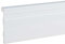 PROVISTON Fliesenabdeckleiste 25 x 120 x 2000 mm Moderne Sockelleiste Eckiges Profil Hochwertige Fußleiste Kunststoff Weiß Wasserfest, Robust und Langlebig