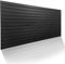 Paneles de pared de poliestireno 3D, paneles de techo XL, decoraciones, láminas de poliestireno de imitación, techos, revestimiento de pared, 3 mm de grosor, 100 x 50 cm, 3 m², 6 unidades (negro 3D