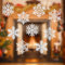 20 Stück Schneeflocken Weihnachtsbaum Deko, Schneeflocken Deko Christbaumschmuck Anhänger, Schneeflocken Hängend Weihnachtsdeko Weiß, mit 8m Seil für Weihnachten Party Baum Deko