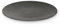 Deko-Teller 22 cm in schwarz marmoriert - Flacher Teller als Tischdeko Kerzenteller