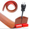 Kabelbrücke, Flexibler Klein Kabelkanal, 1.0m X 5cm Holzmaserung Fussboden, PVC Bodenkabelschutz, Kabelkanal Aussenbereich Für Büros Wohnungen Lagerhallen Hotels Lager Cable Duct