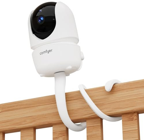comfyer Monitor Halterung für Babyphone BM01, Flexible Clip Holder für Video Baby Monitor, Video Babyphone Kamera Mount Halterung Stand 42CM, Bohrungsdurchmesser 5MM