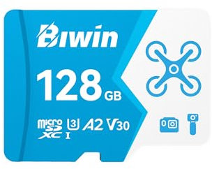 Biwin MS160 128GB Micro SD Card, Micro SDXC Card for Nintendo Switch, UHS-I U3/V30 A2 Card, up to 160 MB/s, High Speed Memory Card for NS Gaming/GoPro/Dash Cam/Action Camera