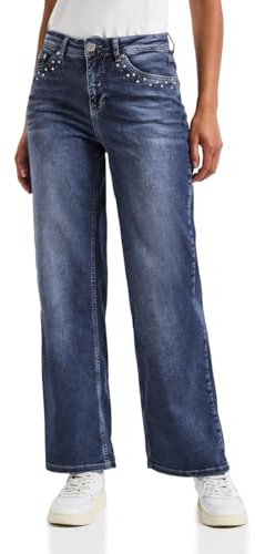 Street One Wide Leg Jeans mit Nieten