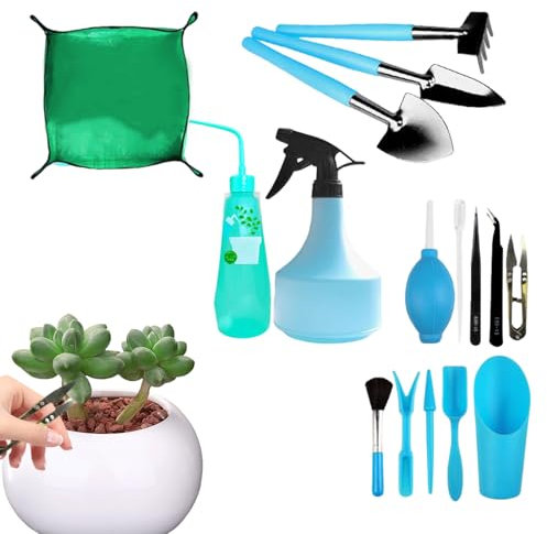 Kit d'outils de plantation de jardin - Outils de maison réutilisables pour cactus - multifonction - Accessoires de tranchée réutilisables pour l'extérieur