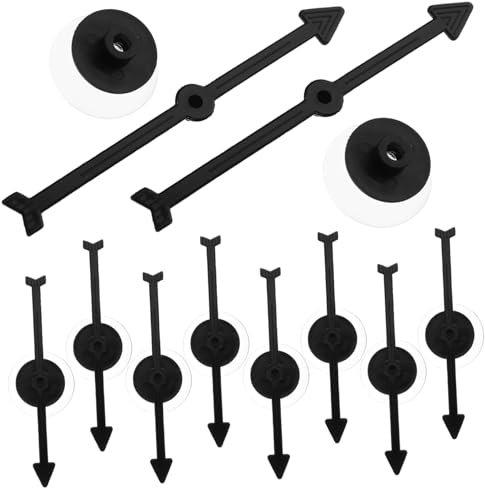 Gogogmee 10pièces Jeu De Toupies à Ventouse Toupies De Jeu Plastique Accessoires De Jeux De Société