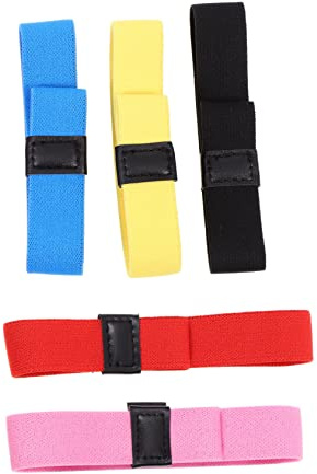 Mikinona 5Pcs Elastic Lunchbox Bands for Adult Bento Boxes Fixing Straps Reusable Food Container Sealing Bands for Travel Picnic Camping Bpa Random Color