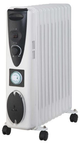 Kingavon BB-OR101 11-Fin 2.5kW Oil Filled Radiator with Timer