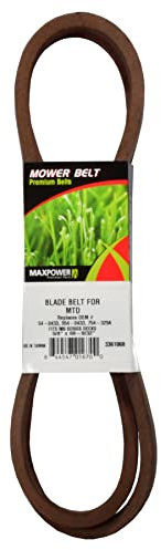 MAXPOWER | Courroies 336106, renforcé au aramid, 21/32'' x 69-9/32'' - longueur extérieure L(a) 1750 mm - convient pour MTD