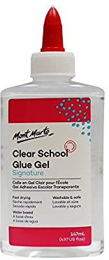 MONT MARTE MACR0015 Washable Clear School Glue - 147ml