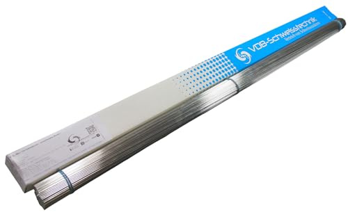 Schweißstäbe WIG 4316 Edelstahl - 2,4 x 1000 mm - 5,0 Kg - VA Schweißdraht | Schweißzusatz E308 1.4316 W 19 9 LSi zum TIG Schweißen von V2A