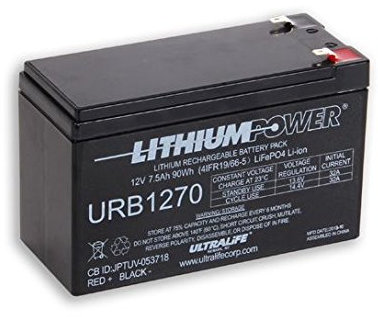Ultralife URB1270 12V 7Ah LifePo4 Lithium Akku (13,2V) Lithium-Eisenphosphat