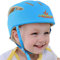 IULONEE Casco de Protección para Bebé Gorra Protectora para Cabeza de Bebé Gorra de Algodón Ajustable Casco Bebe Helmet (Azul)