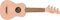 Fender Venice Ukulele Soprano, Tastiera in Noce, Guscio Rosa