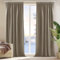 Deconovo Blickdichte Gardinen Verdunkelungsvorhänge Dicke Thermovorhänge mit Kräuselband, 210x140cm(HöhexBreite), Taupe, 2er Set