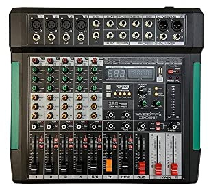 ZZIPP ZZMX6RBT Mixer Analogico con Multieffetto DSP 6Ch Bluetooth Dj Karaoke