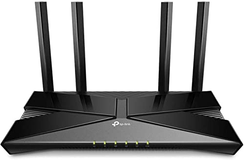 TP-LINK AX1800 Wi-Fi 6 802.11ax Dual-Band 2,4 GHz/5 GHz Eingebauter Ethernet-Anschluss Schwarz Tabletop-Router Dualband 6 Router