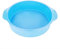 Samfox Kuchenform, 9 Zoll Silikon Kuchenform Runde Form Backform(Blau)