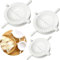 Ravioli Dumpling Maker Set - 3 Pcs Manual Chinese Dumpling Pie Ravioli Maker Mold Cutter - Gyoza Empanada Mould Pastry Dough Press Tool for Home Kitchen