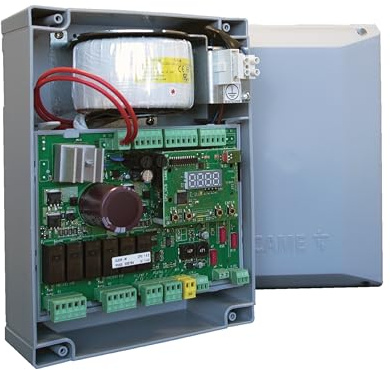 CAME ZLX24MA Universal-Steuerelement mit 230 V AC Stromversorgung für 24 V zweiflügelige Tore mit Programmier- und Signalanzeige