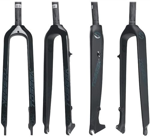 Carbongabel Straight Tube Fahrradgabel Hard Carbon MTB Gabel 26/27,5/29 Zoll Vorderradgabel für Fahrrad Leichte Fahrradgabel E,29inch
