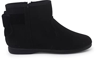 Pisamonas Stiefeletten Mit Schleife Aus Samt Und Reißverschluss