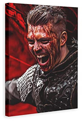 Ivar The Boneless Leinwandposter Schlafzimmer Dekor Sport Büro Zimmer Dekor Geschenk Wandkunst Dekor Druck Bild Gemälde für Wohnzimmer Schlafzimmer Dekor 20 x 30 cm