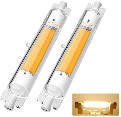 BVCL R7S LED lampen 118mm Dimmbar 10W, Naturweiß 4000K, R7S LED Birnen Ersatz für 100W Halogenstab, 1000lm, R7S LED Hightlight Birne, 360°Abstrahlwinkel, AC220-240V