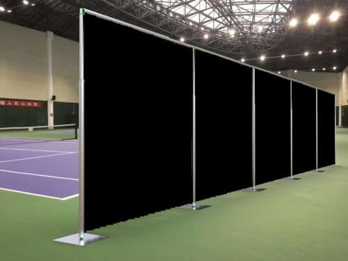 Adjustable Heavy Duty Portable 10FT X 50FT Pipe and Drape Backdrop Kit (Black Drape) Quick Set Up Without Tools for Wedding&Party&Event&Photography&Show&Display (10FT X 50FT & Black Drape)