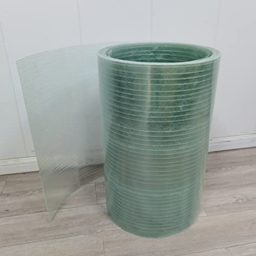 Polycarbonatplatte,1mm Glasfaserplatte Für die Terrassenüberdachung im Freien,Leicht Schneiden,Transparente Regenfeste Abdeckung Aus Sonnenscheinbrett Für Gewächshaus (WxL: 0.5x2m(1.64x6.6ft))