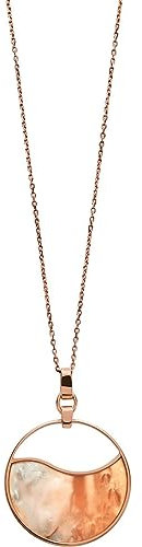 Skagen Damenkette Agnethe Anhänger Perlmutt Ombré sepiafarben, SKJ1744791