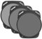 Tiffen NDPL 3 Filter Kit ND8 PL, ND16 PL und ND32 PL für DJI AIR 3 Drohne