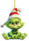 Grinch Weihnachtsdekorationen, Grinch Hängende Ornament, Weihnachtsbaumschmuck, Anhänger, Lustige Kunstharz, Grüne Grinch, Weihnachtsdekoration Für Zuhause, Urlaub, Party (HH)
