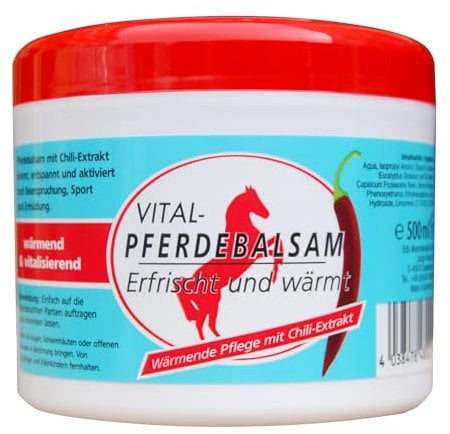 Luxtor Pferdebalsam Pferdesalbe Wärmegel Chili-Extrakt (500 ml (1er Pack))