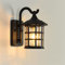 ZenithBeam Aplique Pared Exterior, Linterna Lampara Pared Lampara Impermeable De Aluminio Y Vidrio Jardin Retro Luces Exterior DecoracióN RúStica E27 Lamparas Para Puerta De Casa Garaje Porche Patio