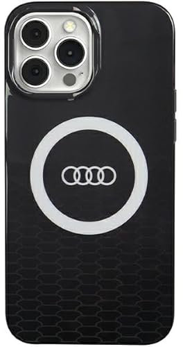 Audi IML Big Logo Case Hülle für iPhone 13 Pro Max 6.7 Schwarz hardcase AU-IMLMIP13PM-Q5/D2-BK