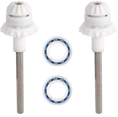 PEUTIER 2 Paquetes Piezas Limpiador Piscinas para MX8 MX8EL MX6 MX6EL Elite, Afinación Eje Transmisión Limpiador Piscinas Piezas Repuesto Limpiador Piscinas para Zodiac, con Rodamiento Rueda Motor