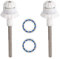 PEUTIER 2 Pezzi Pulitore per Piscina per MX8 MX8EL MX6 MX6EL Elite, Messa Punto Dell'Albero Trasmissione Pulitore Piscina Parti Ricambio Pulitore Piscina per Zodiac, con Cuscinetto Ruota Motore