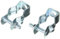 Newhouse Electric .5-in. Conduit Pipe Hanger 2-Pack CH12-2PK, Metal Pipe Clamp for Secure Fitting, Conduit Hanger with Bolt, Electrical Conduit Fitting for Commercial Application and Home Improvement