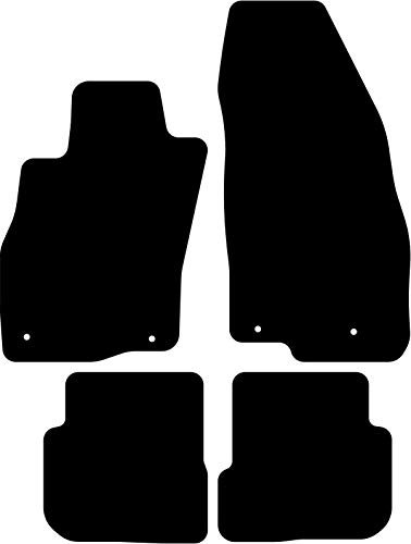 Kovvar Fußmatten passend für Alfa Romeo Mito 2008-2018 | Qualität: Comfort