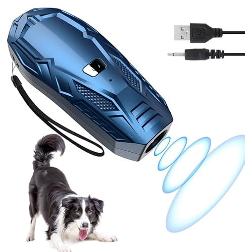 Anti Barking Device, Ultrasonic Dog Barking Deterrent Devices with Dual Frequency, More Effective Stop Dog Barking Device, Pet Gentle Anti Barking Device, Handheld Ultrasonic Bark Control Device