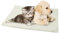 BASTOUR Selbstheizende Decke Katze, Selbstheizende Decke für Katzen & Hunde, Heizdecke Katze, Selbstwärmende katzendecke 60 x 45 cm, Wärmedecke Katze, Wärmedecke für Katzen und Hunde, Waschbar (Weiß)