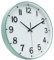 HZDHCLH Funk Wanduhr 30 cm Lautlose Wanduhr Ohne Tickgeräusche, Moderne Batteriebetriebene Uhr für Zuhause, Küche, Wohnzimmer, Büro, Wanddekoration（Grüner Rahmen）