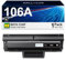 HALLOLUX 106A Toner W1106A Kompatibel für HP 106A Toner für HP Laser MFP 137fwg Toner Schwarz 106A Toner Schwarz für HP Laser 107w Toner 107a 107r MFP 137fwg 137fnw 135wg 135w 135a 135r (1 Schwarz)