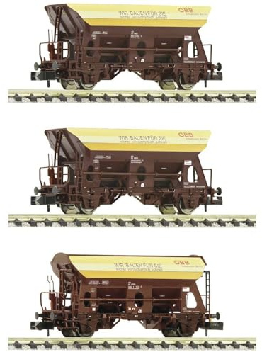 Fleischmann 6660057 N 3er-Set Schotterwagen der ÖBB