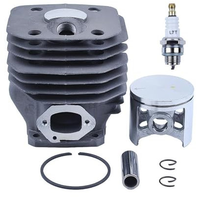 Kit de pistón de cilindro de 48 mm for motosierra de gasolina Husqvarna 262xp 261 262, repuestos, bujía