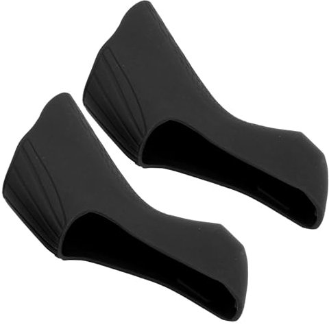 Alomejor Couverture de Levier en Silicone avec Bonne élasticité et Style, pour Le Modèle R7000 R8000, Accessoires pour Les Cyclistes (Black)