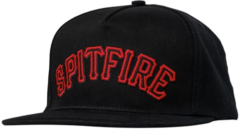 Spitfire Wheels Hat Spitball Snapback Schwarz/Rot Schwarz
