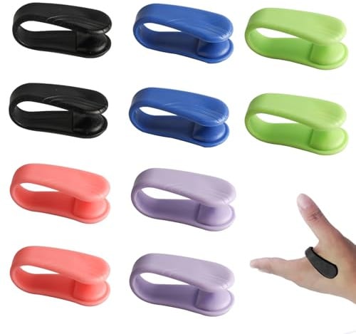 10 Stück Akupressur Clips Skills Panikattacken Hilfsmittel | Migräne & Stress Akupunktur Ring Set, tragbare Akkupressurringe Akupressur Armbands Linderung von Stress und Angst
